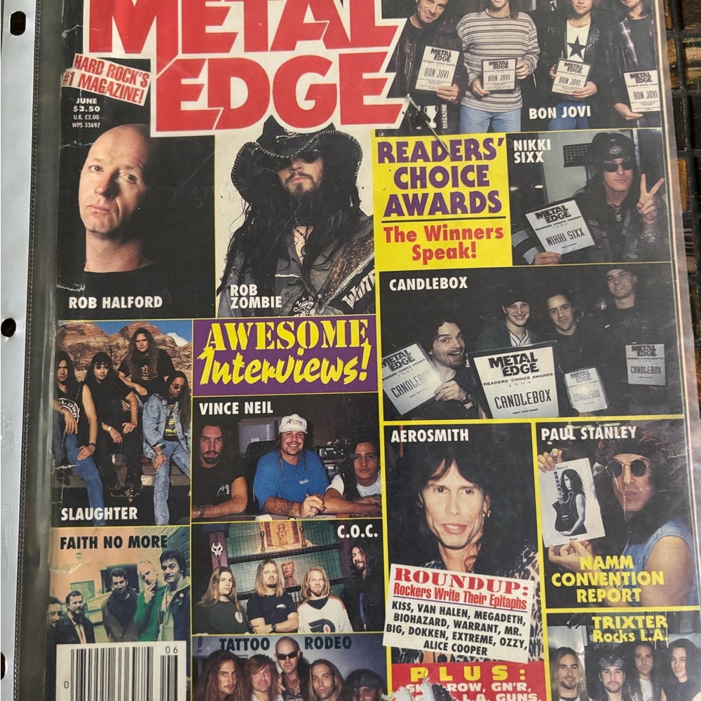 Metal Edge Magazine Cover Art